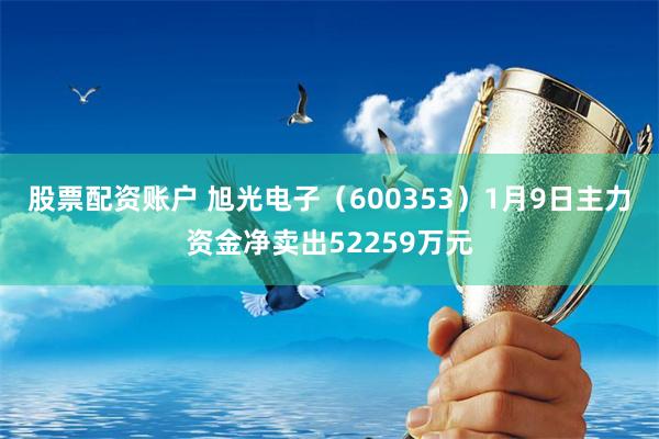 股票配资账户 旭光电子（600353）1月9日主力资金净卖出52259万元