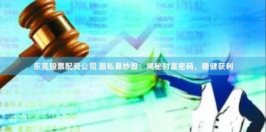 东莞股票配资公司 跟私募炒股：揭秘财富密码，稳健获利