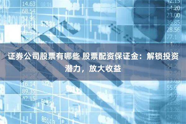 证券公司股票有哪些 股票配资保证金：解锁投资潜力，放大收益